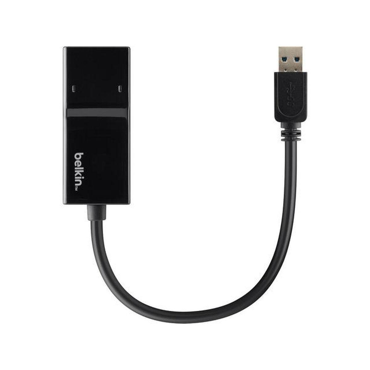 Belkin USB til Ethernet-adapter B2B048 - RJ45, Sort