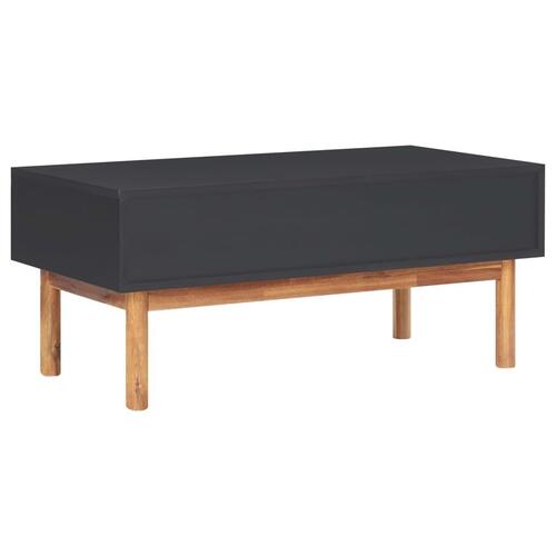 Sofabord 90x50x40 cm massivt akacietræ og MDF
