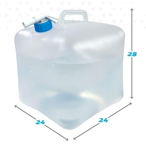 Vandflaske Aktive Polyetylen 15 L 24 x 28 x 24 cm (12 enheder)