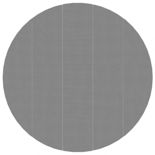 Poolunderlag Ø550 cm polyester-geotekstil lysegrå