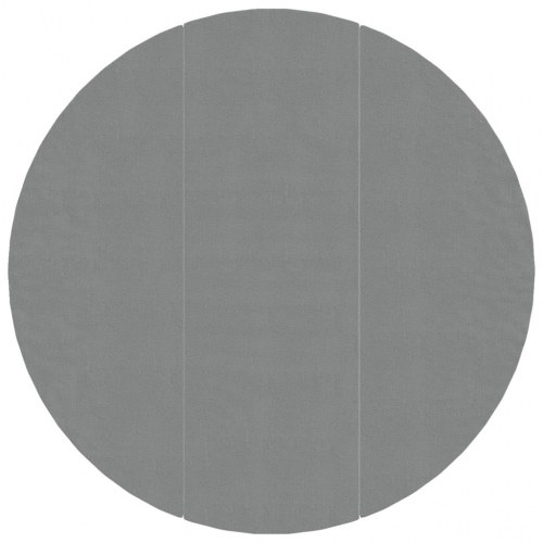 Poolunderlag Ø396 cm polyester-geotekstil lysegrå