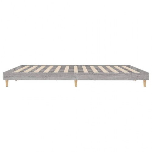 Sengestel uden madras 180x200 cm konstrueret træ grå sonoma-eg