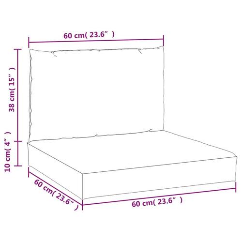 Pallehynder 2 stk. oxfordstof turkis