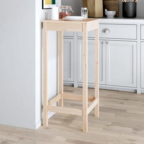Barbord 50x50x110 cm massivt fyrretræ