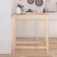 Barbord 100x50x110 cm massivt fyrretræ