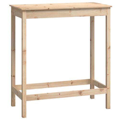 Barbord 100x50x110 cm massivt fyrretræ