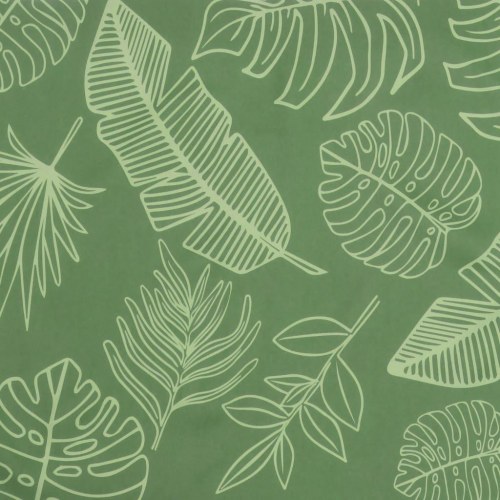 Stolehynder 2 stk. 50×50×7 cm - stof med bladmønster