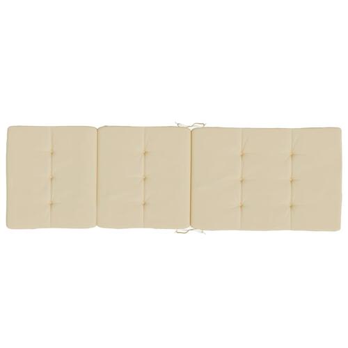 Hynder til dækstol 2 stk. oxfordstof beige