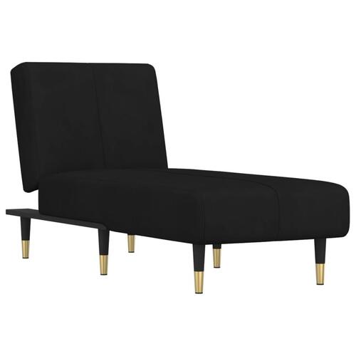 Chaiselong velour sort