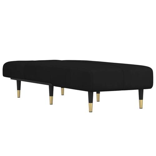 Chaiselong velour sort