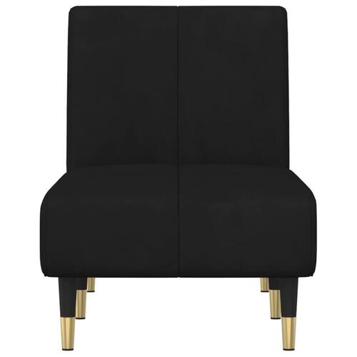 Chaiselong velour sort
