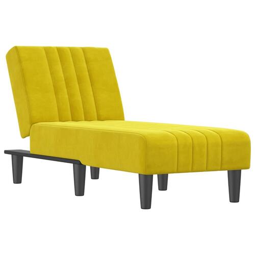 Chaiselong velour gul