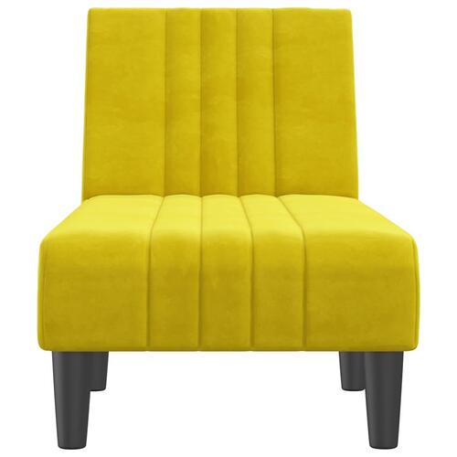 Chaiselong velour gul