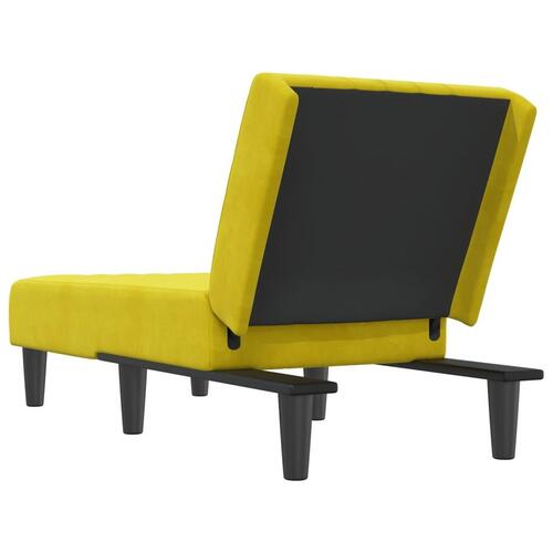 Chaiselong velour gul