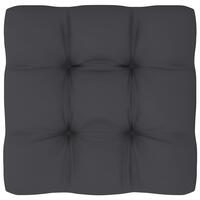 Hynde til pallesofa 70x70x10 cm antracitgrå