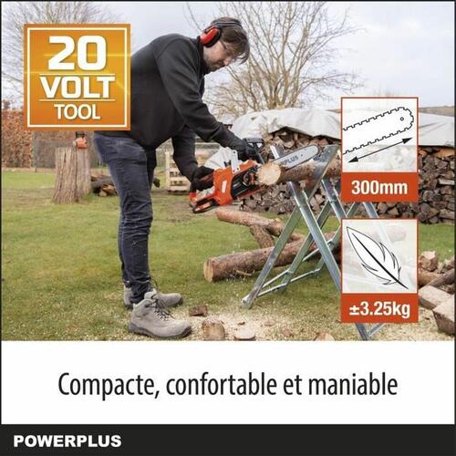 Batteri motorsav Powerplus 30 cm