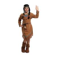 Kostume til børn Dame Amerikansk Indisk (4 Dele) 7-9 år