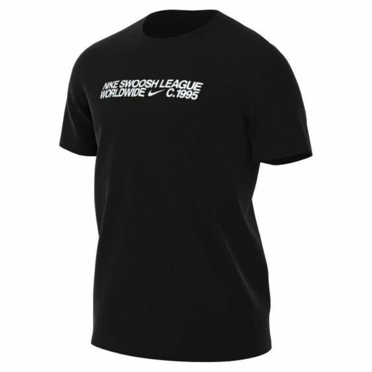 Kortærmet T-shirt til Mænd Nike TEE ESS CORE 4 DM6409 Sort XXL