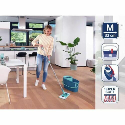 Gulvmoppe med spand Leifheit 52120 6 L