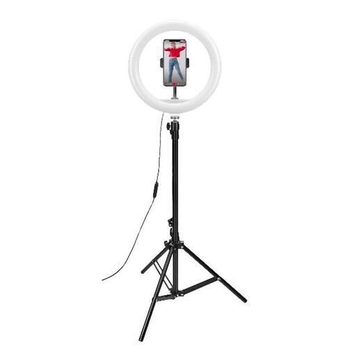 Selfie Ring Light med stativ og fjernbetjening Celly CLICKRINGUSBBK
