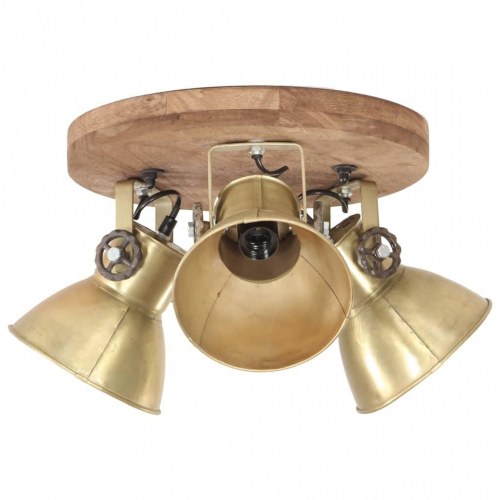 Industriel loftlampe 25 W 42x27 cm E27 messingfarvet