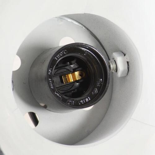 Industrielle væg-/loftlamper 2 stk. 20x25 cm E27 mat sort