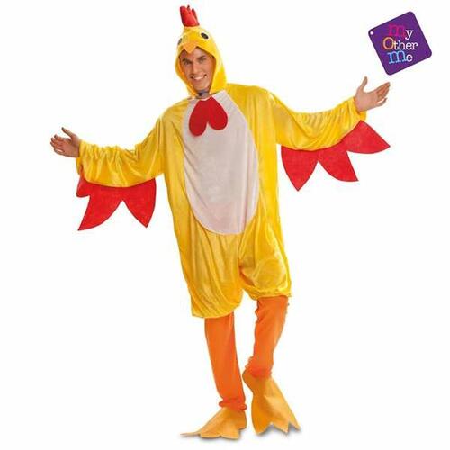 Kostume til børn Hane 3 Dele Gul M/L