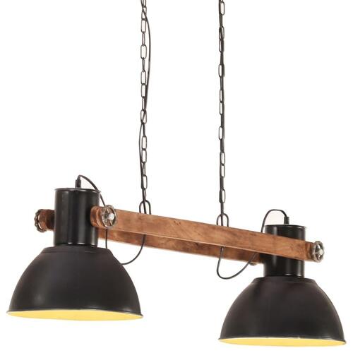 Industriel hængelampe 25 W 109 cm E27 mat sort