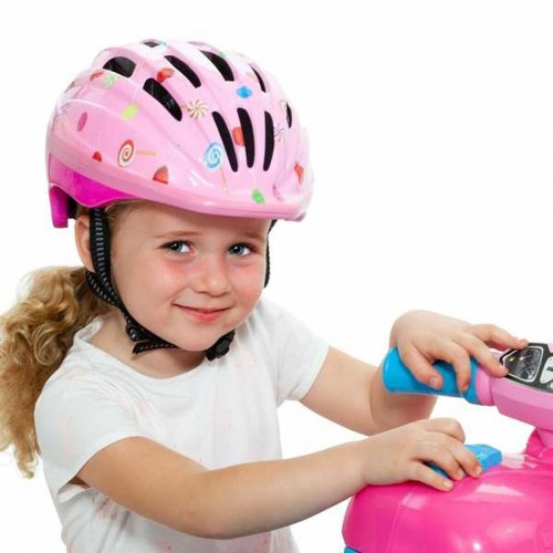 Cykelhjelm børn Moltó - pink 48-53 cm