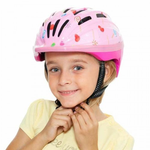 Cykelhjelm børn Moltó - pink 48-53 cm