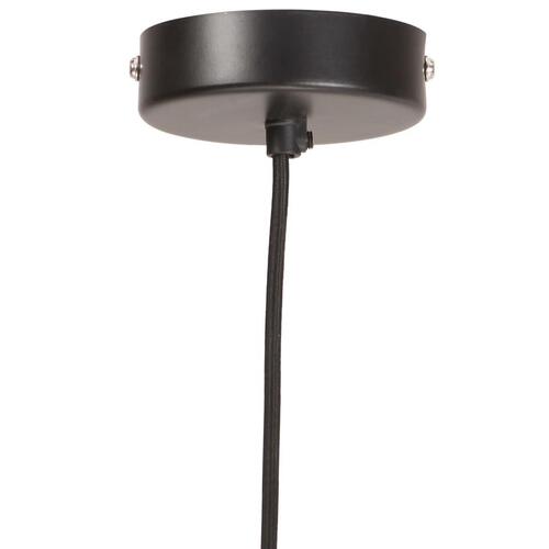 Industriel hængelampe 25 W rund 19 cm E27 mat sort