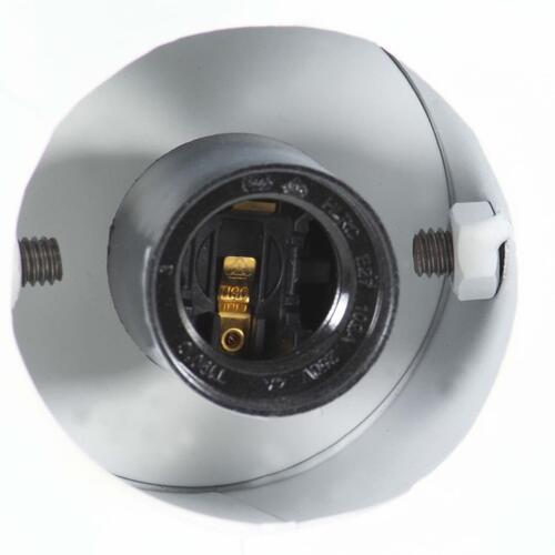 Industriel hængelampe 25 W rund 19 cm E27 mat sort