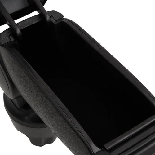 Armlæn til bil 13x33x(33-49) cm ABS sort