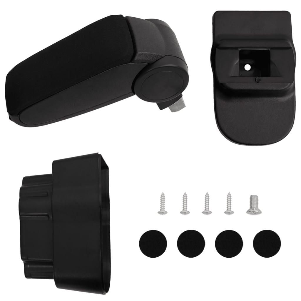 Armlæn til bil 12x37x(31-48) cm ABS sort