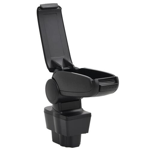Armlæn til bil 12x37x(31-48) cm ABS sort