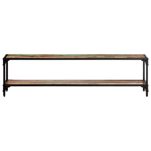 Tv-skab 150x30x40 cm massivt genbrugstræ