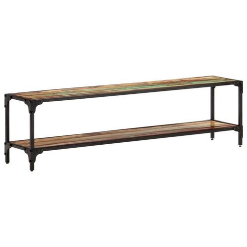 Tv-skab 150x30x40 cm massivt genbrugstræ