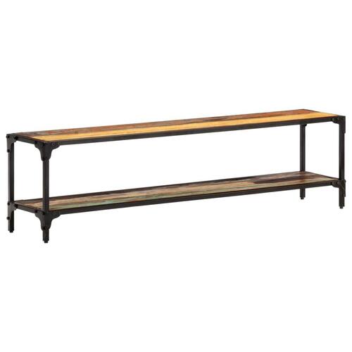 Tv-skab 150x30x40 cm massivt genbrugstræ