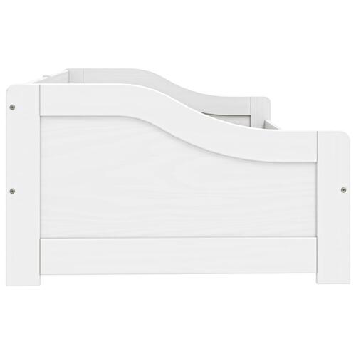 Daybed med to skuffer IRUN hvid 90x200 cm massivt fyrretræ