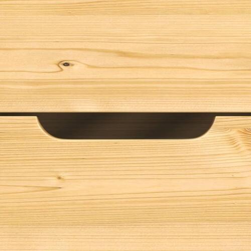 Daybed med fem skuffer IRUN 90x200 cm massivt fyrretræ