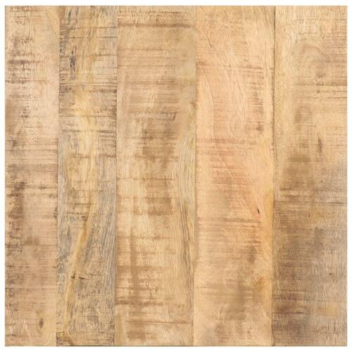 Sidebord med hjul 40x40x42 cm ru mangotræ