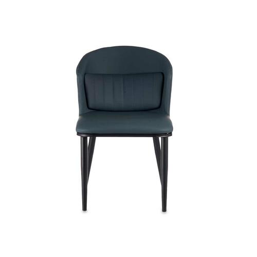 Lænestol Cirkulær Blå Sort Stål 51 x 83,5 x 54 cm (2 enheder)