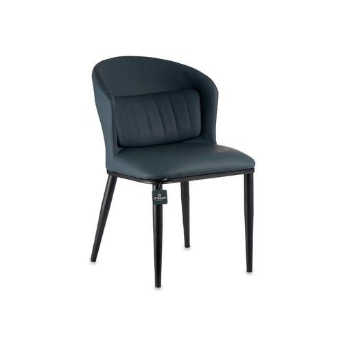Lænestol Cirkulær Blå Sort Stål 51 x 83,5 x 54 cm (2 enheder)