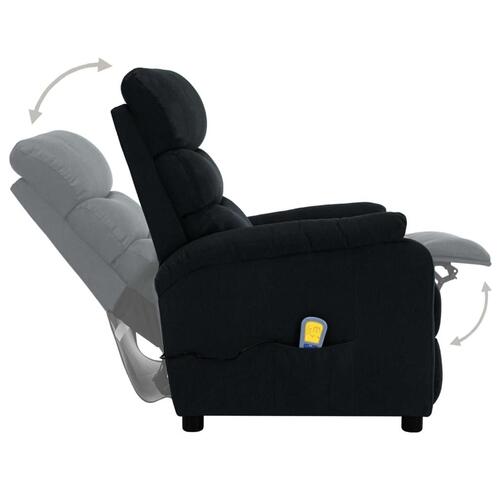 Massagestol stof sort