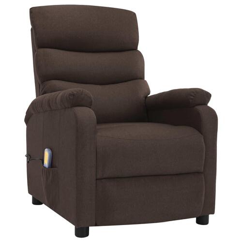 Massagestol stof brun