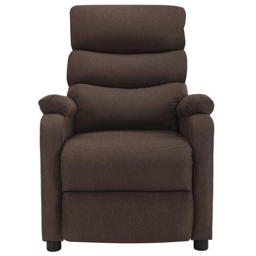 Massagestol stof brun