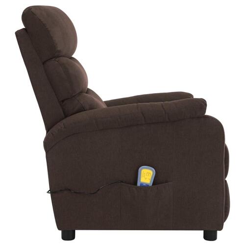 Massagestol stof brun