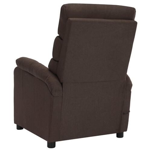 Massagestol stof brun