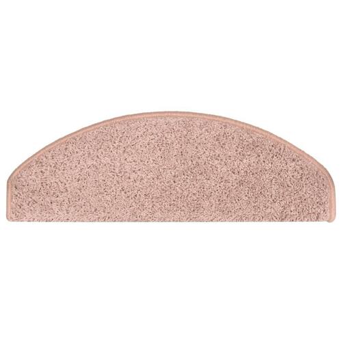 Trappemåtter 15 stk. 65x21x4 cm lyserød