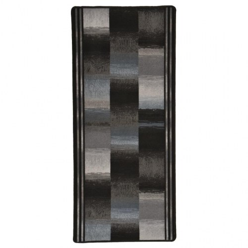 Tæppeløber 67x200 cm gelunderside sort